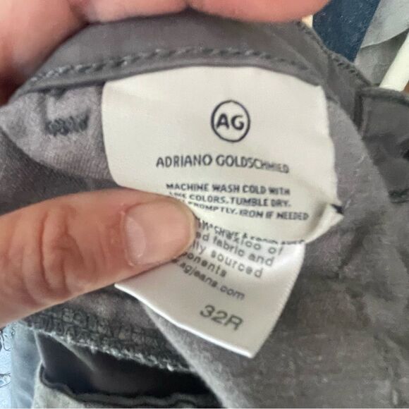 AG Adriano Goldschmied Marshall Slim Trouser Pants Gray sz. 32R #JJ - Picture 9 of 12